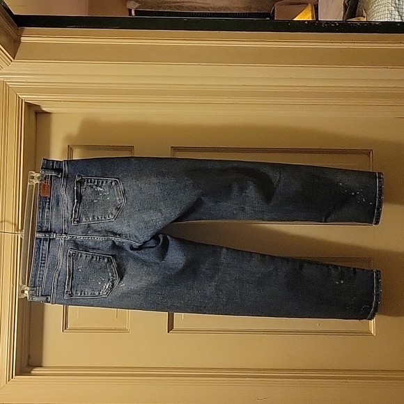 Judy Blue bleach splatter very distressed  jeans - Picture 2 of 10